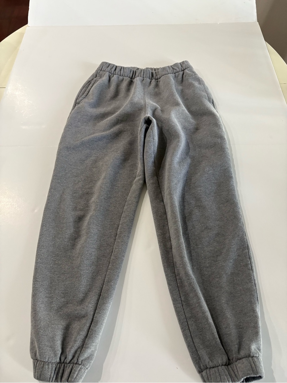 Hollister Adjustable Rise Gray Track Joggers Size Small